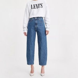Levi’s Balloon leg cropped jeans